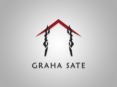 Graha Sate Restaurant Logo Alternative brand brand identity branding branding and identity branding design design japanese style logo logo design logogram restaurant simple simple design simple logo simplicity