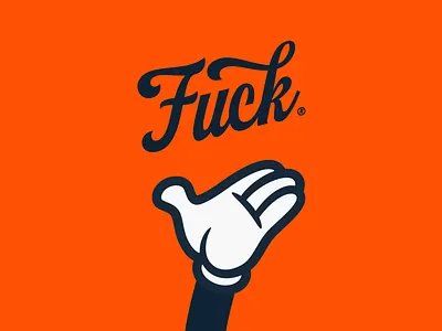 Fuck. branding design illustration logo logo design logotype mascot type vector