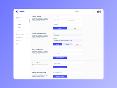 Internal Admin Dashboard (Desktop) admin admin dashboard button clean ui desktop form internal light logo toolbar vertical menu