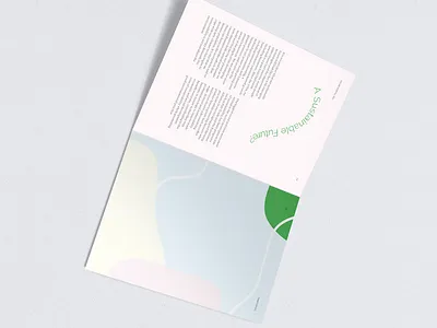 Sustainability Booklet cover design education flatdesign illustration lettering marketing minimal photoshop web website
