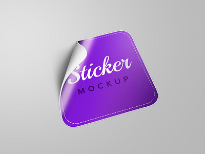 Sticker mockup template brand high resolution identity mockup smart object square sticker square sticker mockup sticker