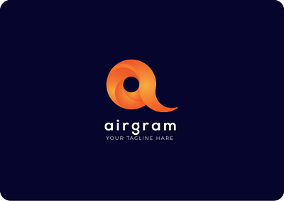 airgram logo a letter logo abstract brand identity branding businesslogo crative logo letter logo logo logodesign minimal minimalist logo modern logo symbol unique logo