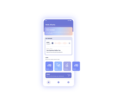 Meditation App app concept design design concept meditation app ui ui ux ui ux design uiux uiuxdesign uxdesign