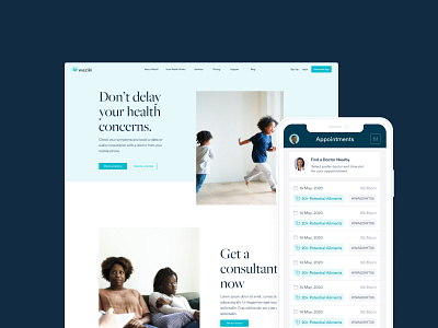 Waziki design health mobile web