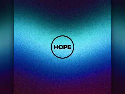 Hope Poster v1 New Year Resolution background blue glassmorphism gradient hope hopeful minimal modern newyearresolution noise noisy poster poster design posters purple screen skyblue trend ui wallpaper