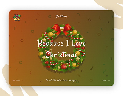 Christmas Page Design christmas christmas design design figmadesign landing page seasons greetings ui