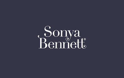 Sonya Bennett - Jewellery Specialist branding custom type design didone didot jewellery vector