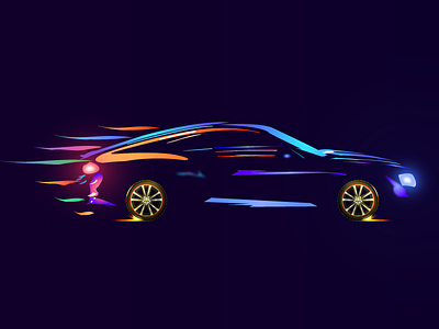 Car flat illustration illustrator vector