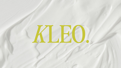 Kleo. beauty brand brand designer brand identity brand strategy branding color design graphic design graphic designer logo logo design skincare type typography