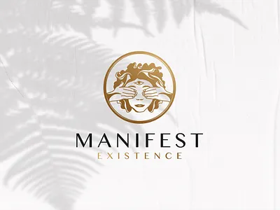 Manifest Existence | Luxury Logo & Branding Design beauty brand identity brand logo branding clothing creative logo fashion female feminine logo gold graphic design illustration logo logodesign logotype luxury logo minimalist logo modern symbol women