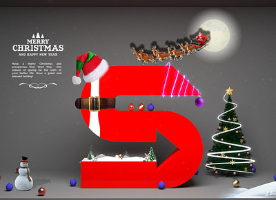 Merry Christmas Post Design bangladesh branding christmas concept illustration