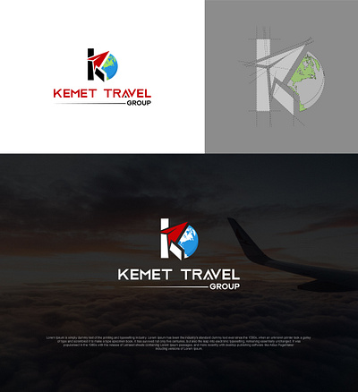 KEMET travel group group logo logo design logodesign logos logotype minimal minimalism minimalist minimalist logo minimalistic travel