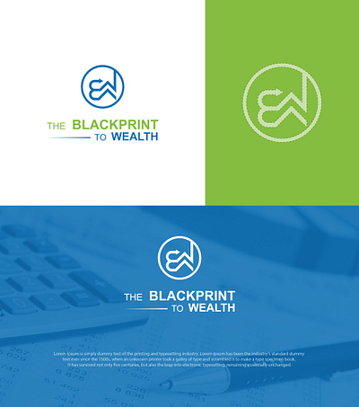 The Blackprint To Wealth consultancy consultant consultation consulting consulting logo logo logo design logodesign logotype minimal minimalism minimalist minimalist logo minimalistic word