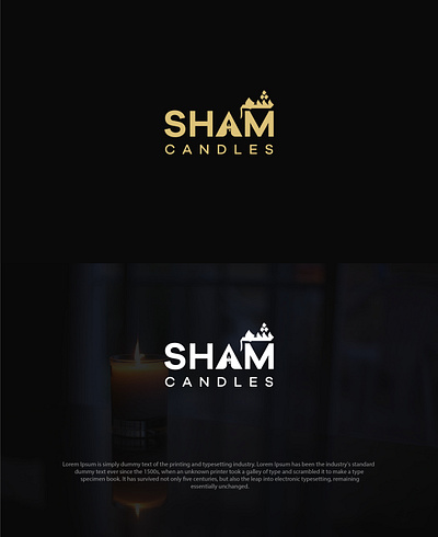 SHAM Candles arabic arabic calligraphy arabic logo arabic typography candle candles logo logo design logodesign logos logotype minimal minimalism minimalist minimalist logo minimalistic