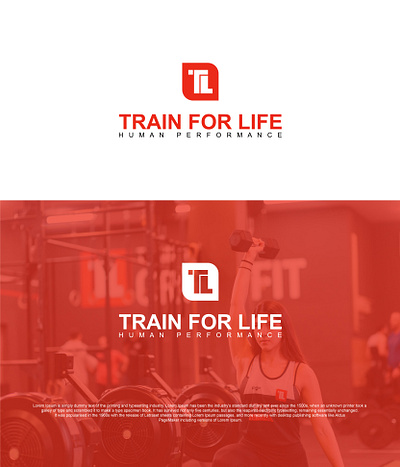 Train For Life 2 gym gym logo logo logo design logodesign logos logotype minimal minimalism minimalist minimalist logo minimalistic sport sports trainer trainers training