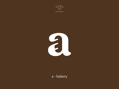 A + Bakery - Logo Design bakery cool design food line logo minimalist modern monogram simple strong typography