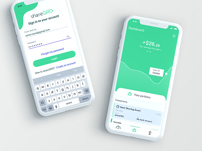 shareGRO dashboad finance finance app finances fintech invest pwa sketch ui ux