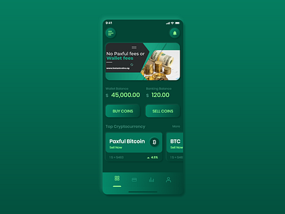 Cryptocurrency App Concept crypto cryptocurrency neumorphism ui ui uidesign ux