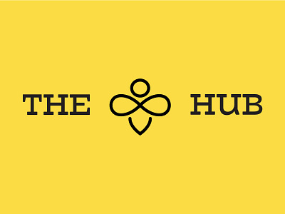 The Bee Hub logo adobe adobe illustrator craft creative design creative logo logo logo design logotype type typedesign typeface typography