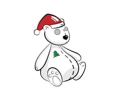 Christmas spirit adobe illustrator bear character design christmas christmas card christmas spirit design illustration teddybear vector
