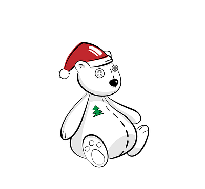 Christmas spirit adobe illustrator bear character design christmas christmas card christmas spirit design illustration teddybear vector