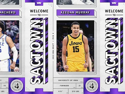 2022 Kings Draft Creative 3d basketball draft kings nba sacramento text
