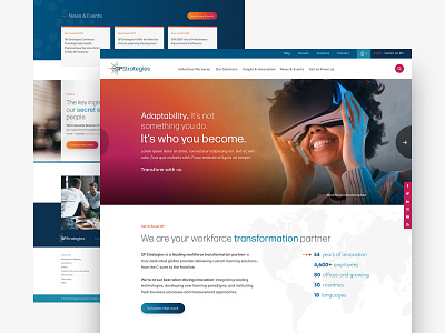 GP Strategies Website aerospace automotive daily ui emagine gradient landingpage modern sketch ui ux virtual reality web design web designer wordpress