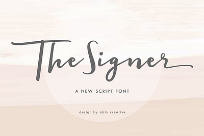 The Signer font creativemarket font font awesome font design font logo fontbundle handwrittenfont lettering font lettering fonts modern font signaturefont trendingfont