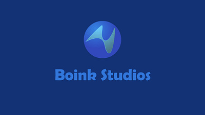 Boink Studios - Circular Logo Design circle logo graphic design logo design minimalist logo