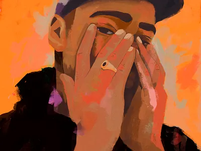 Hills chill cintic culture digital hiphop illustration lofi popart style versionvadi