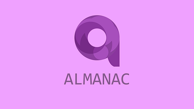 Almanac - Logo Design graphic design logo design minimalistic