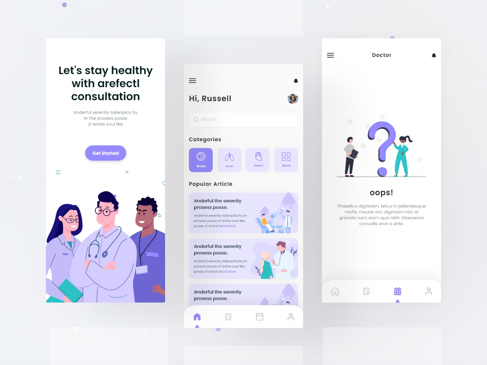 Example of Minimal Mobile App UI UX Design In Figma