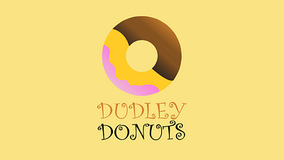 Dudley Donuts Logo graphic design logo design minimalist logo vector