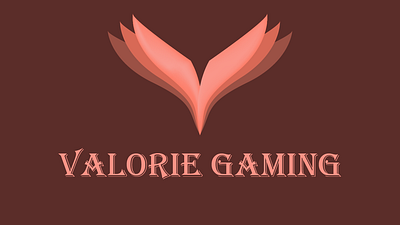 Valorie Gaming Logo branding gaming logo graphic design logo design minimalist logo