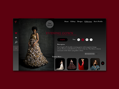 Fashioniasta (Web app UI) Part 2 adobe xd design ecommerce web app ui webdesign