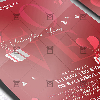 Valentines Day - Flyer PSD Template celebration of love love party love party flyer romantic flyer speed date speed dating valentine flyer valentines day valentines day celebration valentines party