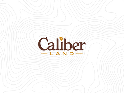 Caliber Land branding logo logo design logodesign logos logotype nc north carolina raleigh real estate real estate branding real estate logo realestate topo topographic topographic map topographical topography