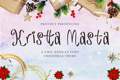 Kristta Masta Font branding designs display font font design graphicdesign handlettering handwritten font logo unique