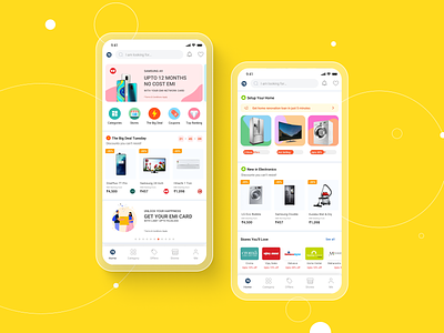 EMI Store - Bajaj Finserv amazon app app design banner emi finance fintech flipkart loan myntra product design shop store swiggy ui ux ux design zomato