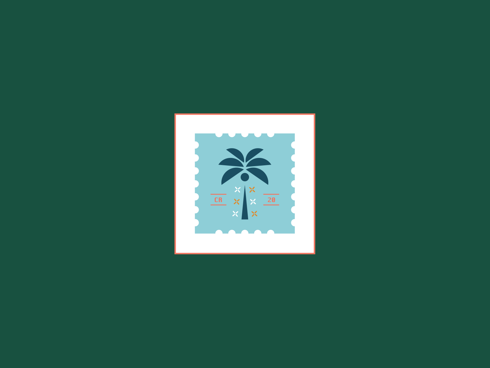 Holidays 2020 branding celebration christmas christmas tree costa rica geometric design happy holidays holidays identity design palm tree tropical