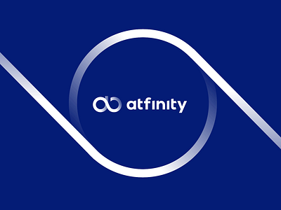 Atfinity | Visual Identity animation bank blue branding corporate identity design developing fintech graphic design illustration infinity logo motion graphics motion logo ui