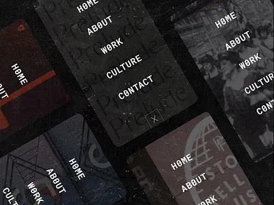 Prelude Mobile Menu animation blue collar fort worth ios mobile mobile menu motion design prelude ui video video marketing website