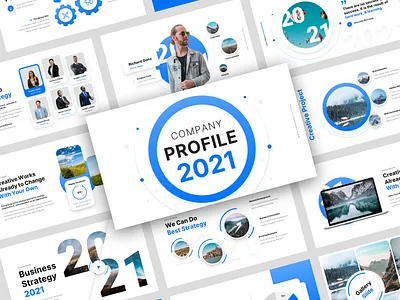 Company Profile 2021 Presentation Template 2021 advertising agency annual report branding business company profile consulting corporate ecommerce personal branding product promotion project proposal social media startup swot table technology trendy