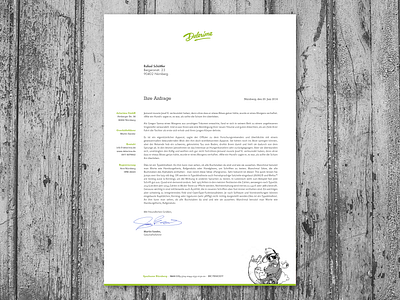 Corporate letterhead (A4) adobe indesign letterhead print