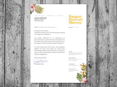 Nonprofit letterhead (A4) adobe indesign letterhead print