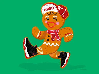 GingerBred 11 atlanta illustration sneaker art sneakerhead sneakers