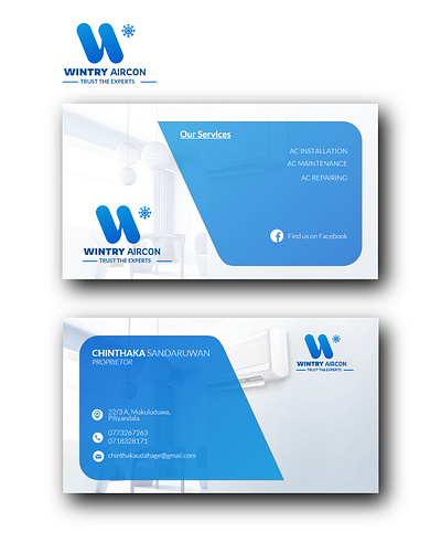 Artboard 1 airconditions branding business card businesscard logo visiting card visitingcard wintry