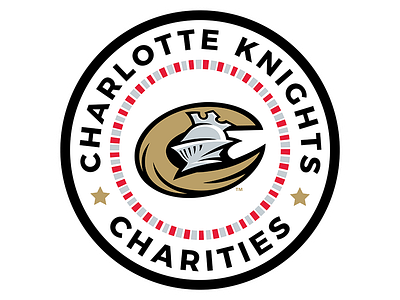 Charlotte Knights Charities (2021-) baseball charity logo minor league baseball nonprofit