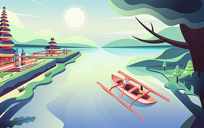 Illustrations of the Philippines design illustration ui