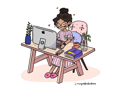 Workplace illustration